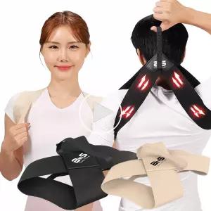 BNS 바로착 바른자세유지 등 허리 목 어깨 고정밴드 어깨밴드