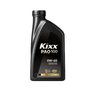 킥스, KIXX PAO 100 0W-40_1L 100%합성엔진오일