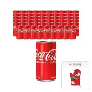 코카콜라 190ml, 60개 + 증정(크리스마스 오븐장갑, 주문시 100% 증정)