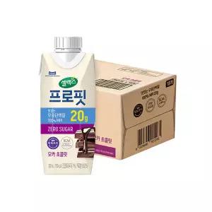 [롯데백화점]셀렉스 셀렉스 프로핏 완전단백질 모카 초콜릿 드링크 250ml 18입 (1박스)