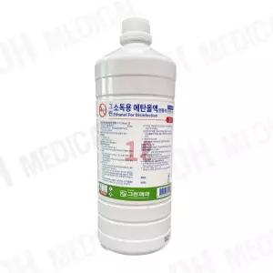 [카톤 구매] 그린제약 소독용 에탄올액 1L 분홍색