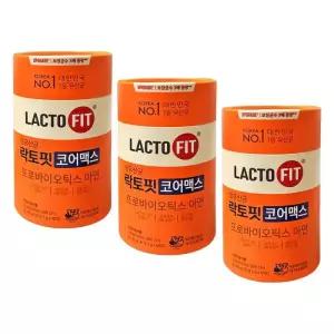 락토핏 코어맥스 60포 x 3개 생유산균 프로바이오틱스 아연 G