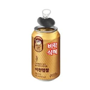 팔도 이천햅쌀 비락식혜캔(335ML 24개) 얼려먹는 티타임 k푸드 사무실 팬트리 탕비실 음료