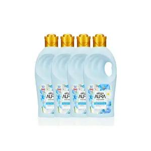 샤프란 아우라 섬유유연제 홀리데이판타지 1L 4개