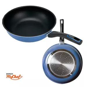 도루코 퓨어라이트 애쉬블루 IH 인덕션 궁중팬 30cm/프라이팬/후라이팬/세트/원형팬/볶음팬/멀티팬/볶음용