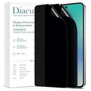 [다이아큐브]갤럭시 S26플러스 완벽지문인식 고시야각 차단 사생활보호 액정보호필름,간편부착 2P
