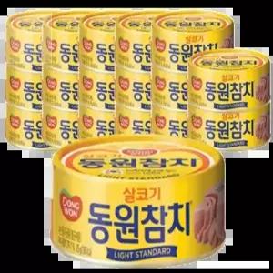 동원 라이트스탠다드참치, 85g, 18개
