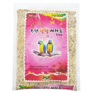 천연영양 새사료 600g/새모이/천연/영양/중형/앵무새/먹이/잉꼬새/새먹이/카나리아/모란/공작새/전용/사랑