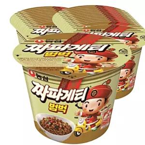 농심 짜파게티범벅 70g 24개 짜장범벅 컵라면 박스