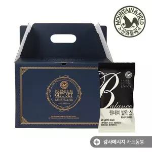 [산과들에] 하루견과 원데이 발란스블랙 100봉 선물세트