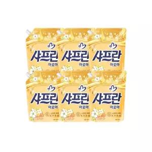 기분좋은향기 샤프란 섬유유연제 소프트코튼 2.1L 6개