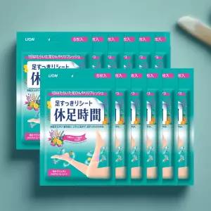 휴족시간 즉각적인 쿨링시트 6매입x12개 5가지 허브향 저자극 젤형시트