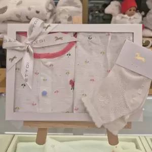 [에뜨와](대전신세계)26년 S/S신상품 (출산,신생아,백일,돌선물세트) 스키너7부내의 양말세트