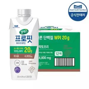 셀렉스 프로핏 드링크 WPI 초콜릿 330ml 12팩 헬스 보충제