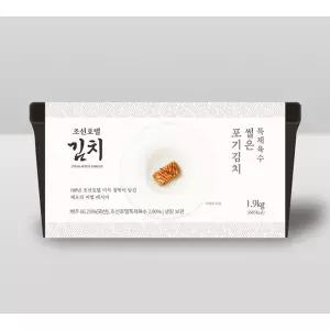 [신세계푸드]조선호텔 특제육수 썰은 포기김치 1.9kg(무료배송)