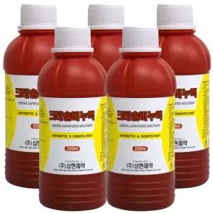 야생동물 소독 크레솔 5개 퇴치 200ml 신상 기획상품 비누액 크레졸