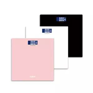 가정용 디지털체중계 HUS-309 몸무게 측정기 전자 저울 다이어트 실내온도 배터리잔량표시