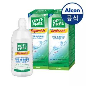 옵티프리 렌즈세척액 리플레니시 420ml 2개
