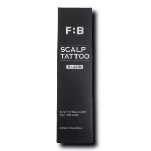 포뷰트 두피 타투 정수리 헤어라인 커버 블랙 15g 1개