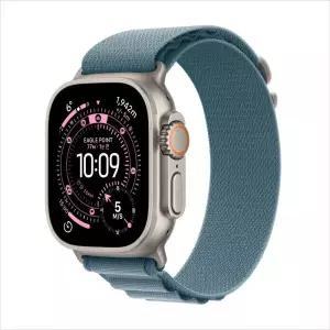 애플워치 울트라 3 셀룰러 49mm 내추럴 티타늄 케이스 라이트 블루 알파인 루프(L) MEWP4KH/A (3% 적립혜택