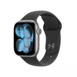 애플워치 11 GPS 42mm 스페이스 그레이 알루미늄 케이스 블랙 스포츠 밴드 (M/L) MEQX4KH/A