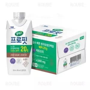 셀렉스 프로핏 웨이프로틴 초콜릿 330ml, 12개