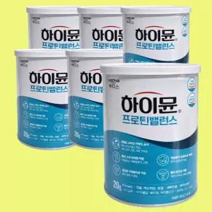 일동후디스 하이뮨 프로틴 밸런스 캔 304g 6통 프로틴 분말 파우더 보충제 단백질