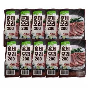 다향오리 훈제슬라이스 200g 10팩