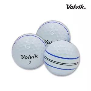 볼빅 3피스 골프공 24개 Volvik 3-piece Golf Ball 24ea /파워코어/강력탄성/비거리향상/3선퍼팅라인표기/골프공24개