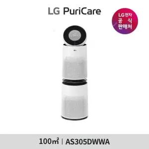 [30형]LG퓨리케어 AI 공기청정기 크리미스노우 (AS305DWWA)