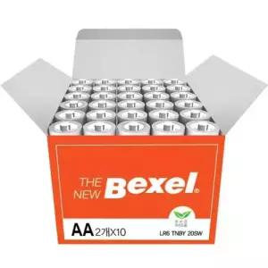 벡셀 더뉴 알카라인 AA건전지 20개입