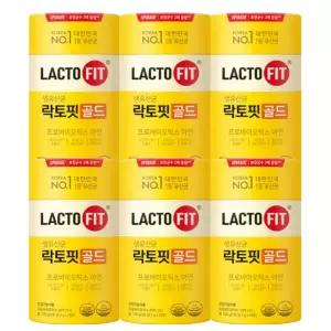 종근당건강 락토핏 생유산균 골드 프로바이오틱스 2g 50포 6개