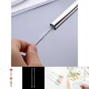 (10p세트) 스테인리스 빨대 세척솔 (29cm)/용품/컵세척/주전자/주둥이/입구솔/틈새/빨대솔/긴수세미/주방