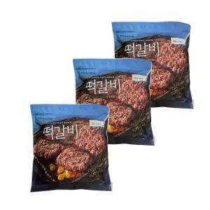 피코크 떡갈비 450g, 3팩