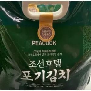 PEACOCK 피코크 조선호텔 포기김치 4kg 2개 총 8kg 프리미엄 국내산 재료사용