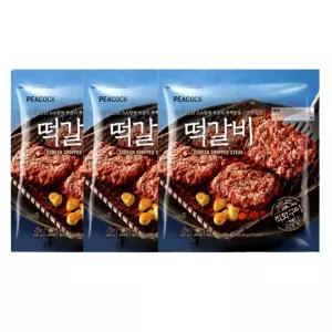 신세계푸드 피코크 직화구이 떡갈비 450g x 3팩