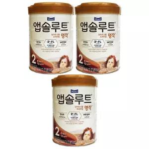 앱솔루트 엄마의 선물 프리미엄 명작 2FL 2단계 800g 3개 / 써클