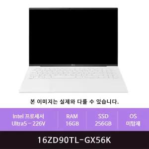 LG전자 그램 프로16 16ZD90TL-GX56K Ultra5-226V/16GB/256GB(zoaa)