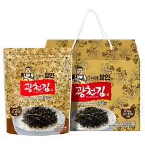 광천김 명절 설날 선물 세트 3대째 달인 김자반 5봉