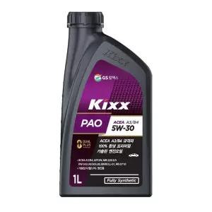 GS/킥스/파오/Kixx PAO 5W30/1리터/A3/B4/엔진오일/합성유/100% 합성엔진오일
