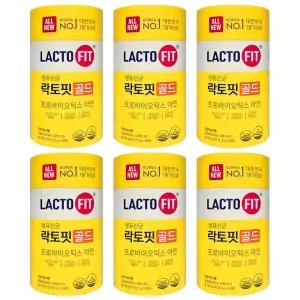 종근당건강 락토핏 골드 (리뉴얼) 2g x 50포 x 6통(300일분) HI 프로바이오틱스