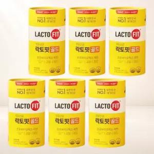 종근당 락토핏 골드 생유산균 50포 x 6통 (300포) 10개월분