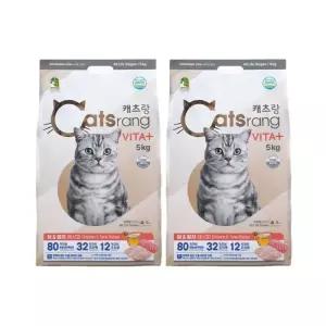 (무료배송) 캐츠랑 전연령 비타플러스 5kg x 2포 10kg 고양이사료