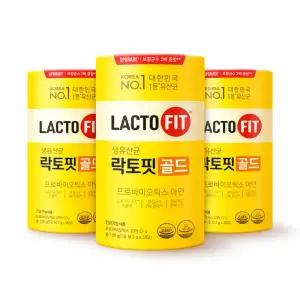 종근당건강 락토핏 생유산균 골드 2g 50포, 3통