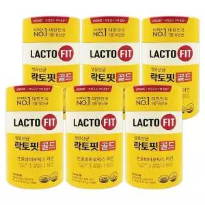 [하프클럽/기타]락토핏 생유산균 골드 2g x 50포 6통 장건강 프로바이오틱스 아연 D