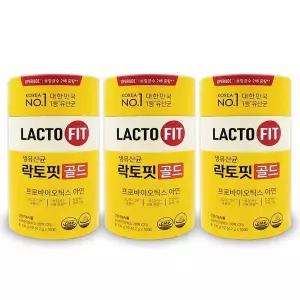 [하프클럽/기타]락토핏 생유산균 골드 2g x 50포 3통 프로바이오틱스 아연 장건강 온가족 D