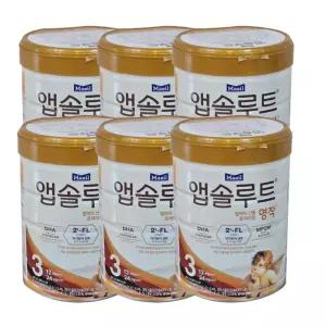 매일유업 앱솔루트 명작 2FL 3단계 800g x 6개