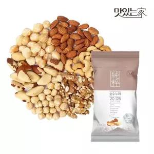 산과들에 순수누리 100낱봉 순수 견과만 6종 마카다미아