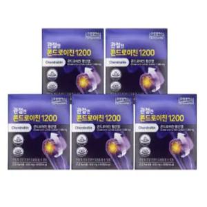 주영엔에스 관절엔 콘드로이친 1200 (900mg X60정) 5개 관절영양제 소연골
