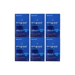 종근당건강 아이클리어 루테인 지아잔틴 500mg 30캡슐 x 6개